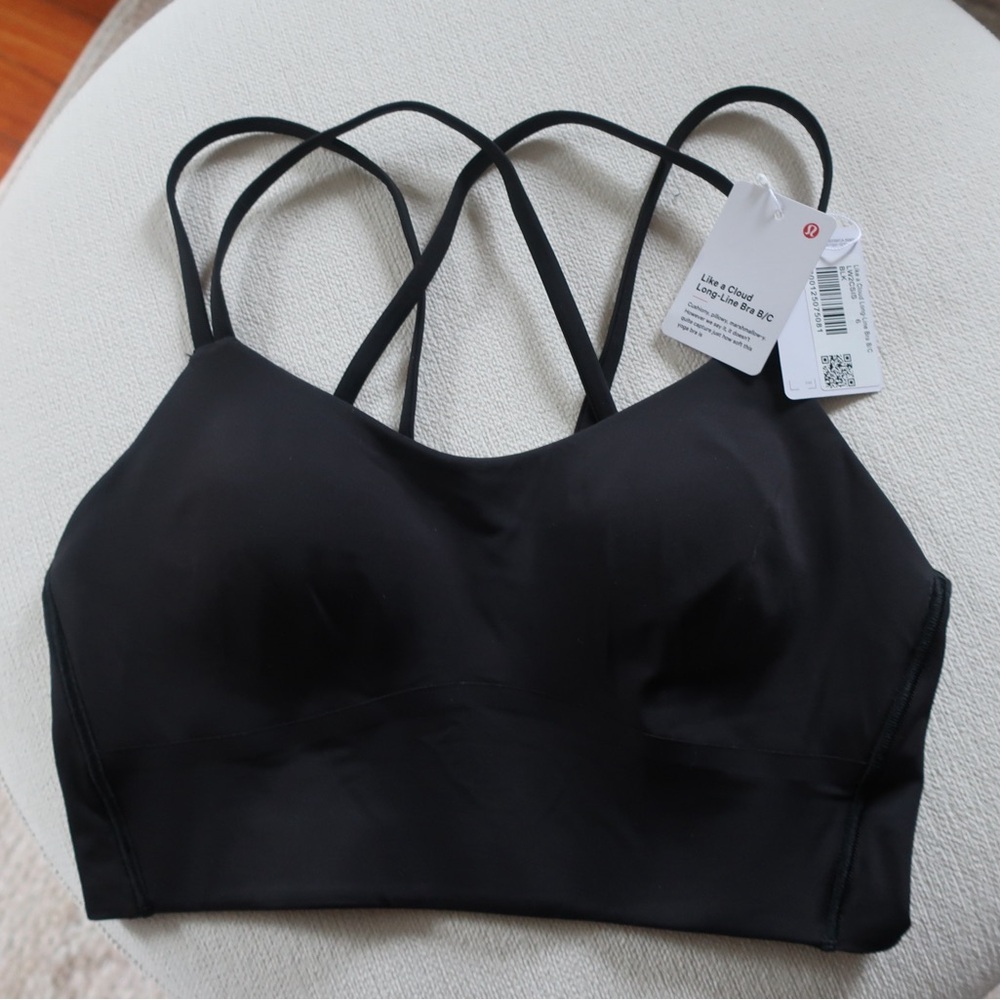 Lululemon Athletica Black Strappy Sports Bra